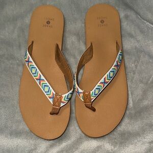 Shade & Shore Women's Sandals with Colorful Pattern